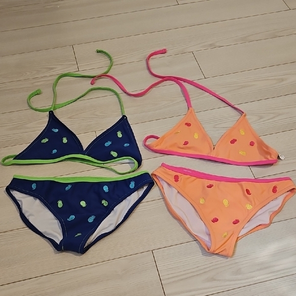 Tommy Bahama Bikini Swim Suit 2 Pc Bathing Suit size 16 girls lot 2 sets - Picture 1 of 4